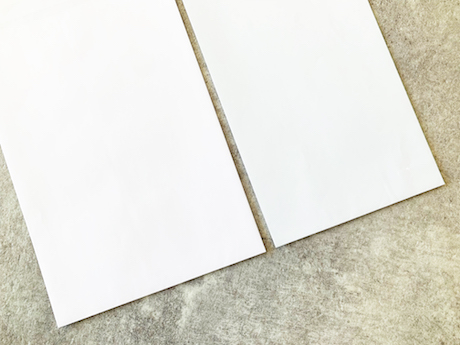 制作実績】白封筒の特白、ケントの違いとは | e封筒ドットコム
